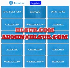 Sales page e-commerce inage display of TraderLion Market Basics program for foundational trading knowledge